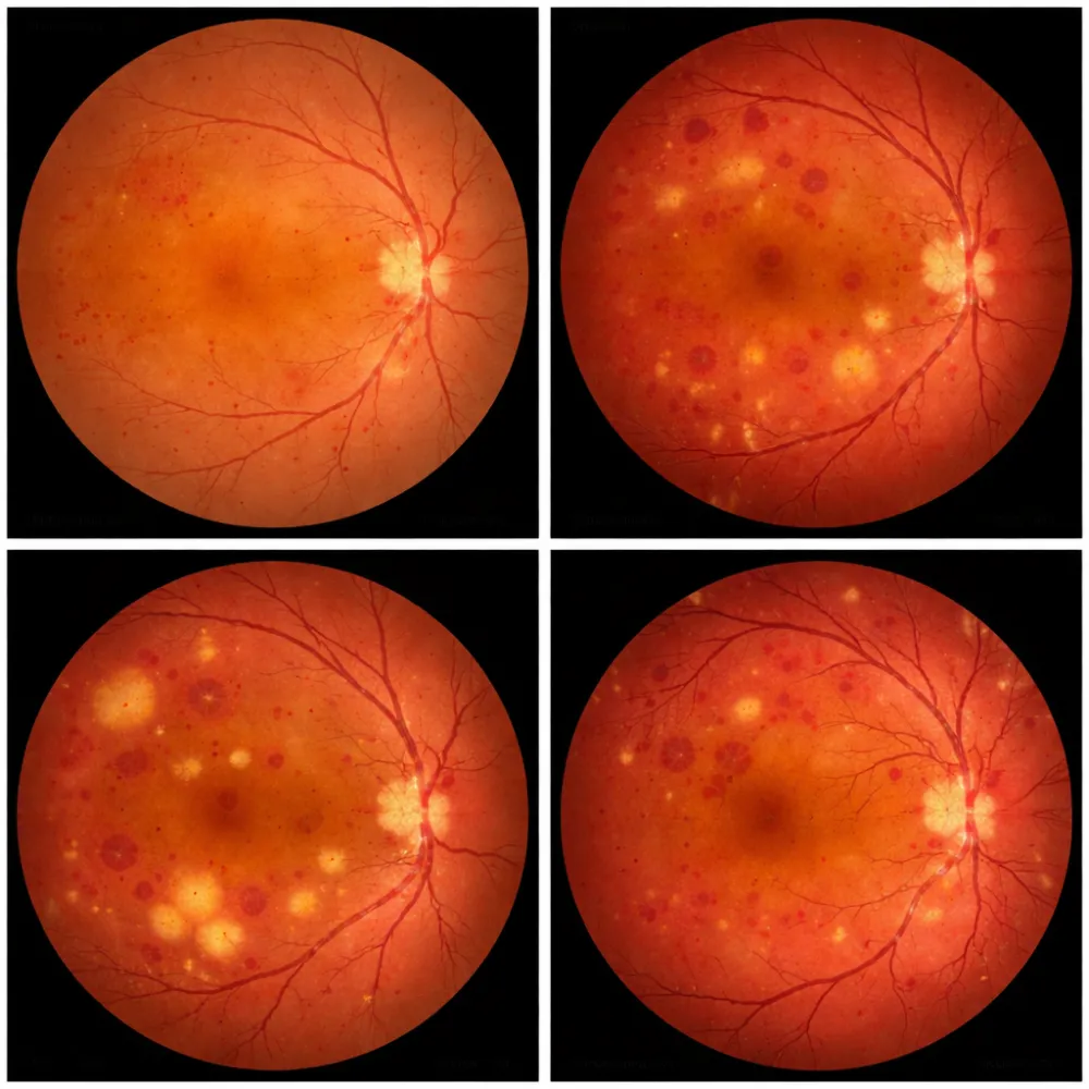 Stages of Diabetic Retinopathy